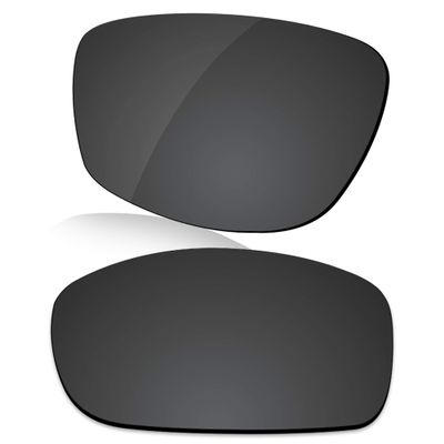 LenzReborn Polarized Lens Replacement for RayBan RB7047 54mm Sunglass - Dark Black - Polarized