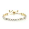 Townshine Stylish Colorful Zirconia Adjustable Tennis Bracelets Versatile Jewelry Birthday Gift for Women view 1