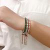 Townshine Stylish Colorful Zirconia Adjustable Tennis Bracelets Versatile Jewelry Birthday Gift for Women view 3