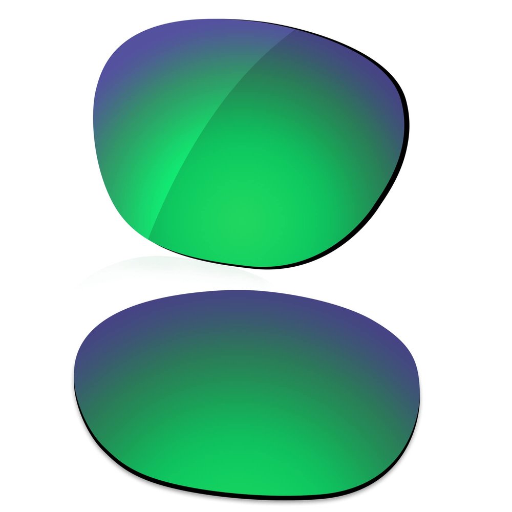 LenzReborn Polarized Lens Replacement for RayBan RB2132-58 Sunglass - Lawn Green - Polarized Mirrored