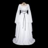Goth Prom Dress Gothic Plus Size Medieval Renaissance Irish Overdress & Mythic Chemise Set for Victorian Event, Steampunk Festivalvestido campesino renacentista view 2