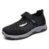 DHAEY Women Mary Jane Flats Lightweight Soft Casual Sneakers Breathable Round Toe Soft Sole Comfortable Casual Fashion Sneaker Walking Shoes (Color : Black, Size : 6.5) view 1