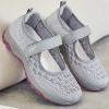 DHAEY Women Mary Jane Flats Lightweight Soft Casual Sneakers Breathable Round Toe Soft Sole Comfortable Casual Fashion Sneaker Walking Shoes (Color : Black, Size : 6.5) view 3