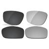 LenzReborn Polarized Lens Replacement for RayBan RB7047 54mm Sunglass - Dark Black+Silver Grey view 1