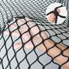 KACQIHTU Safety Net Protection Rope Net Baseball Net Kids Pet Stair Balcony Protection Net Baseball Softball Backstop Nets Knotless Polyester Sports Netting Black view 1