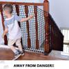 KACQIHTU Safety Net Protection Rope Net Baseball Net Kids Pet Stair Balcony Protection Net Baseball Softball Backstop Nets Knotless Polyester Sports Netting Black view 4
