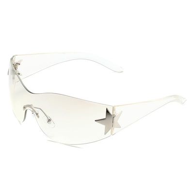 MCZTO Women and Men for Trendy Sunglasses Sun glasses UV Blocking UV400 Cycling Driving Fishing Exquisite Packaging (WHITE/MERCURY)