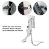 Snap Davits Set with Handle Pad, Stainless Steel Boat Snap Davit, Quick Davits System, Marine Hardware for Yachts Inflatable Boats Dinghy Instant Lock System (With view 4