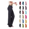 XUNRYAN Cargo Pants Women High Waist Hiking Yoga Pants Lightweight Outdoor Athletic Pants Crop Trousers Joggers Pockets view 1