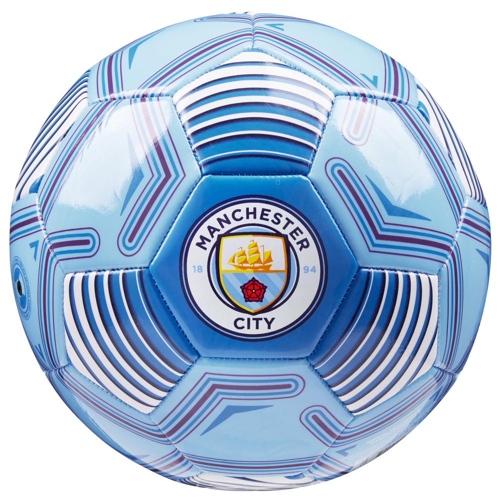 Manchester City FC Soccer Ball Blue Size 3 Official Training Football