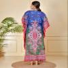ReynosoHomeDecor---- Kimono Kaftan Dress for Women` Elegant, Miami,lbiza,Holiday Dress,Evening Dress,Loose fit (Purple & Green, 1) view 3