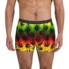 KiHene Men's Boxer Briefs Jamaica Marijuna Underwear Trunks Soft Stretch Sport Breathable Short Leg Underpants view 2