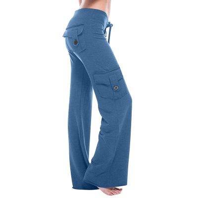 XUNRYAN Cargo Pants Women High Waist Hiking Yoga Pants Lightweight Outdoor Athletic Pants Crop Trousers Joggers Pockets