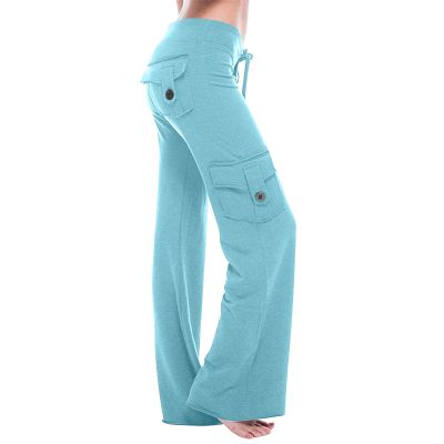 XUNRYAN Cargo Pants Women High Waist Hiking Yoga Pants Lightweight Outdoor Athletic Pants Crop Trousers Joggers Pockets