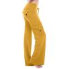 XUNRYAN Cargo Pants Women High Waist Hiking Yoga Pants Lightweight Outdoor Athletic Pants Crop Trousers Joggers Pockets view 1