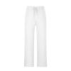 Muscularfit Best Men Pants Casual Joggers Mens Lounge Pants Big and Tall Drawstring Stretch Cotton Linen Trouser Big and Tall Solid Straight Legs Pockets White XL view 4