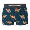 KiHene Men's Boxer Briefs Cute Camel Underwear Trunks Soft Stretch Sport Breathable Short Leg Underpants view 1