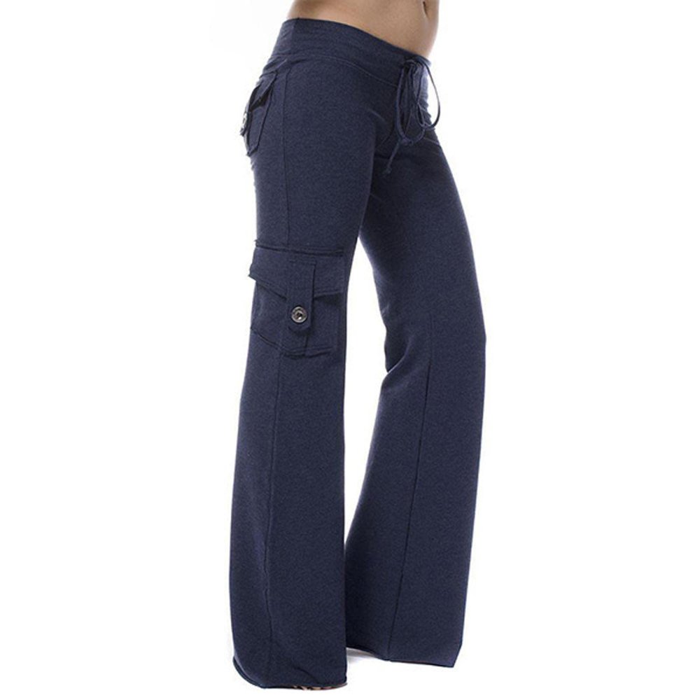 XUNRYAN Cargo Pants Women High Waist Hiking Yoga Pants Lightweight Outdoor Athletic Pants Crop Trousers Joggers Pockets