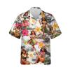 Hawaii Girl Hawaiian Shirts for Men - Tropical Summer Button Down Mens Hawaiian Shirts Short Sleeve Series 65 Size L view 1