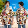 Hawaii Girl Hawaiian Shirts for Men - Tropical Summer Button Down Mens Hawaiian Shirts Short Sleeve Series 65 Size L view 2