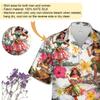 Hawaii Girl Hawaiian Shirts for Men - Tropical Summer Button Down Mens Hawaiian Shirts Short Sleeve Series 65 Size L view 3