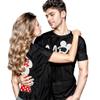 Matching Shirts for Couples Mr Mrs His and HersMM Shirt for Valentine Mens Women MM T-Shirt Set 52 WomenXL/Mens Black view 2