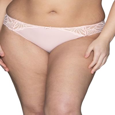 Vanity Fair Women's Flattering Lace Panties: Lightweight & Silky with Superior Stretch, Soft Blush