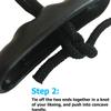 Occult Kayak Handles - Green (2 Pack) - Heavy Duty - Sleek T-Handle Design - Heavy Duty Bungee - Easy 3-Step Installation and Ergonomic Comfort - Kayak and Boating Accessories view 4