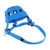 DOACT Horse Grazing Muzzle, Anti-Bite Halter, Small Size Blue Nylon Headcollar with Adjustable Fastener, Safe Field Equestrian Tack view 2