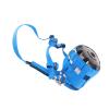 DOACT Horse Grazing Muzzle, Anti-Bite Halter, Small Size Blue Nylon Headcollar with Adjustable Fastener, Safe Field Equestrian Tack view 4