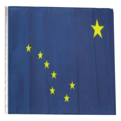 12x18 12"x18" State of Alaska Sleeve Flag Boat Car Garden