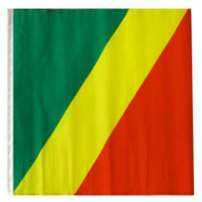 12x18 12"x18" Congo Republic Sleeve Flag Boat Car Garden