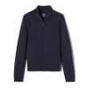 French Toast Boys' Zip Front Sweater, Navy Blue, Small view 1