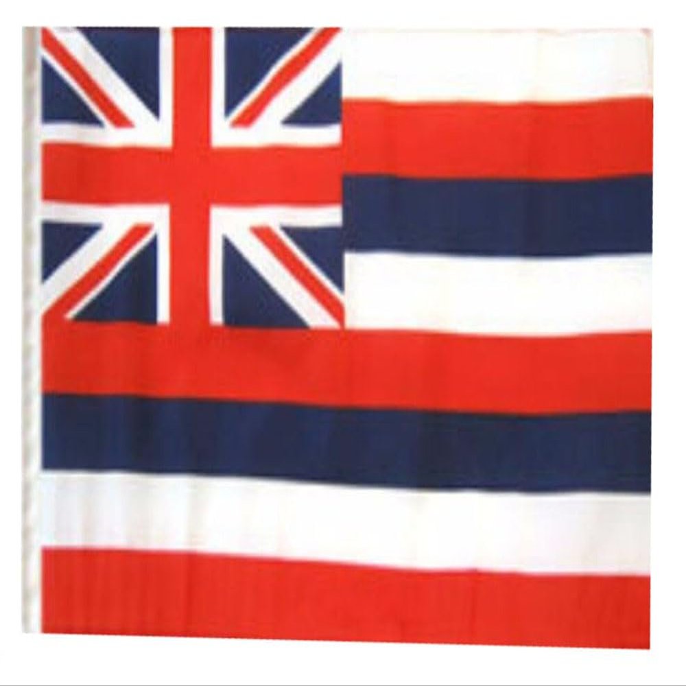 12x18 12"x18" State of Hawaii Sleeve Flag Boat Car Garden