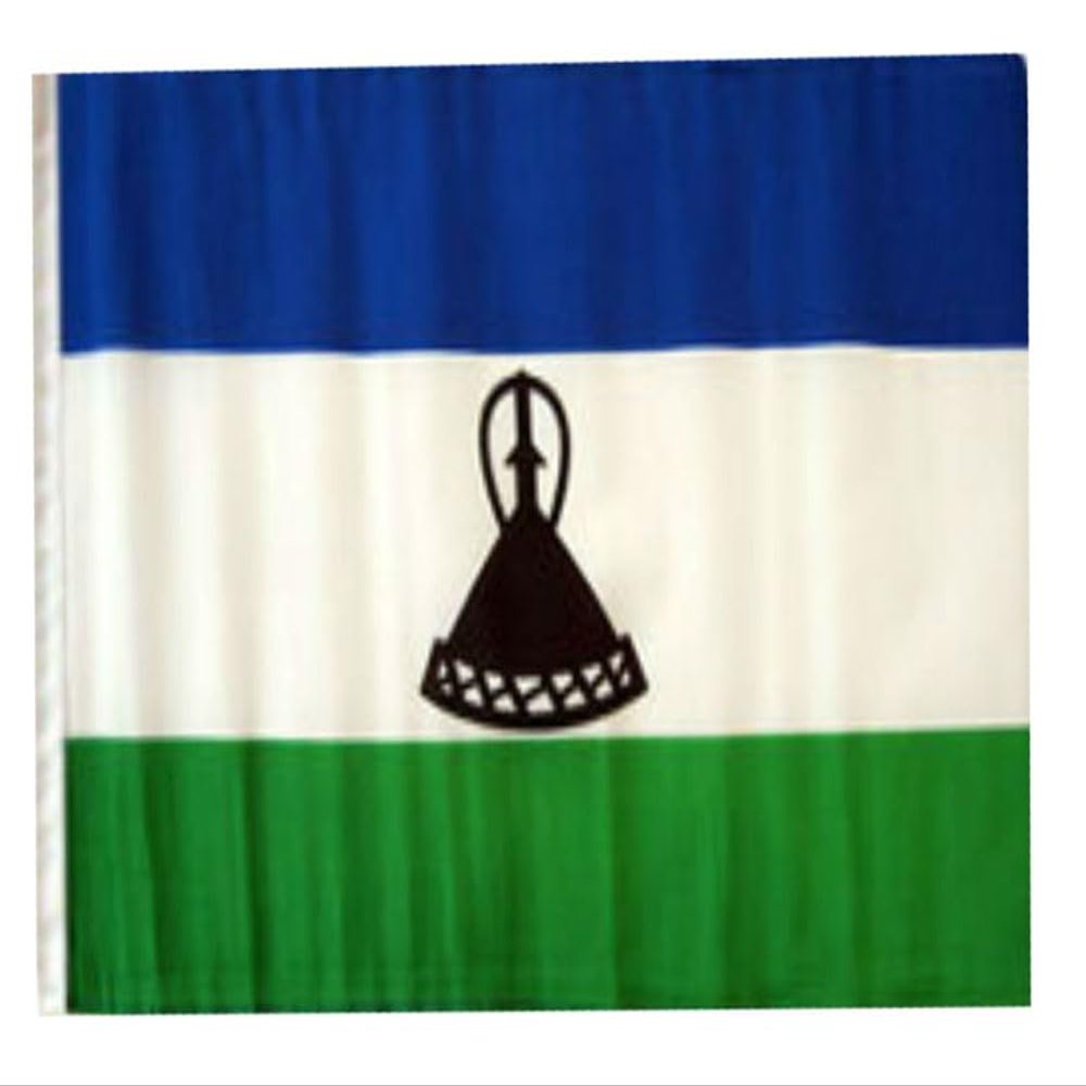 12x18 12"x18" Lesotho Sleeve Flag Boat Car Garden