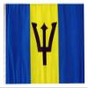 12x18 12"x18" Barbados Sleeve Flag Boat Car Garden view 1