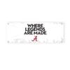 A.G.A.S Crimson Tide Alabama Flag Banner - 3x8 Ft - Double-Layered Polyester - Wall Mount - Rectangular - Crimson - 96 inches x 36 inches view 1