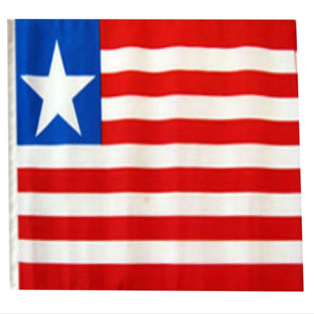 12x18 12"x18" Liberia Sleeve Flag Boat Car Garden