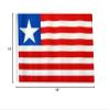 12x18 12"x18" Liberia Sleeve Flag Boat Car Garden view 2