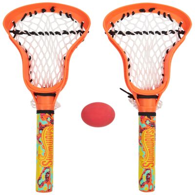 SwimWays Hydro Lacrosse, Waterproof Lacrosse Set, Outdoor Games for Adults and Kids, Sports Equipment, Pool Party Games and Toys, Orange