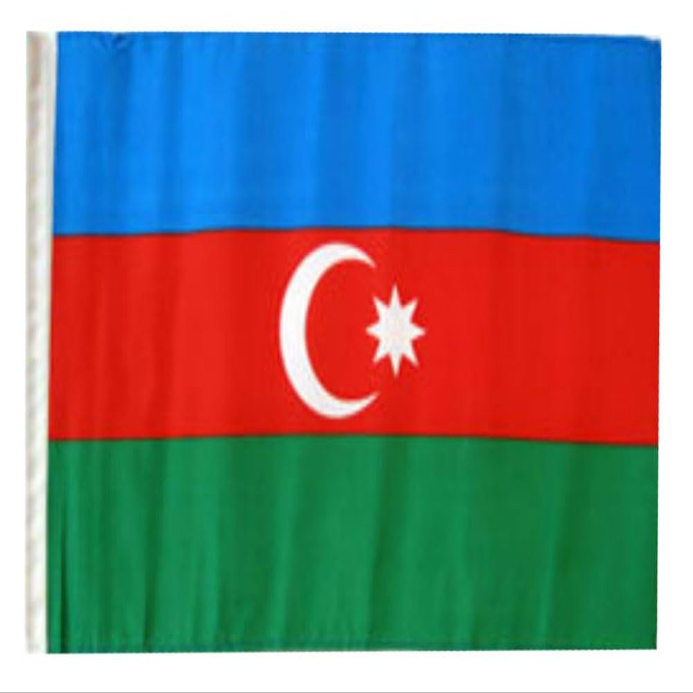 12x18 12"x18" Azerbaijan Sleeve Flag Boat Car Garden