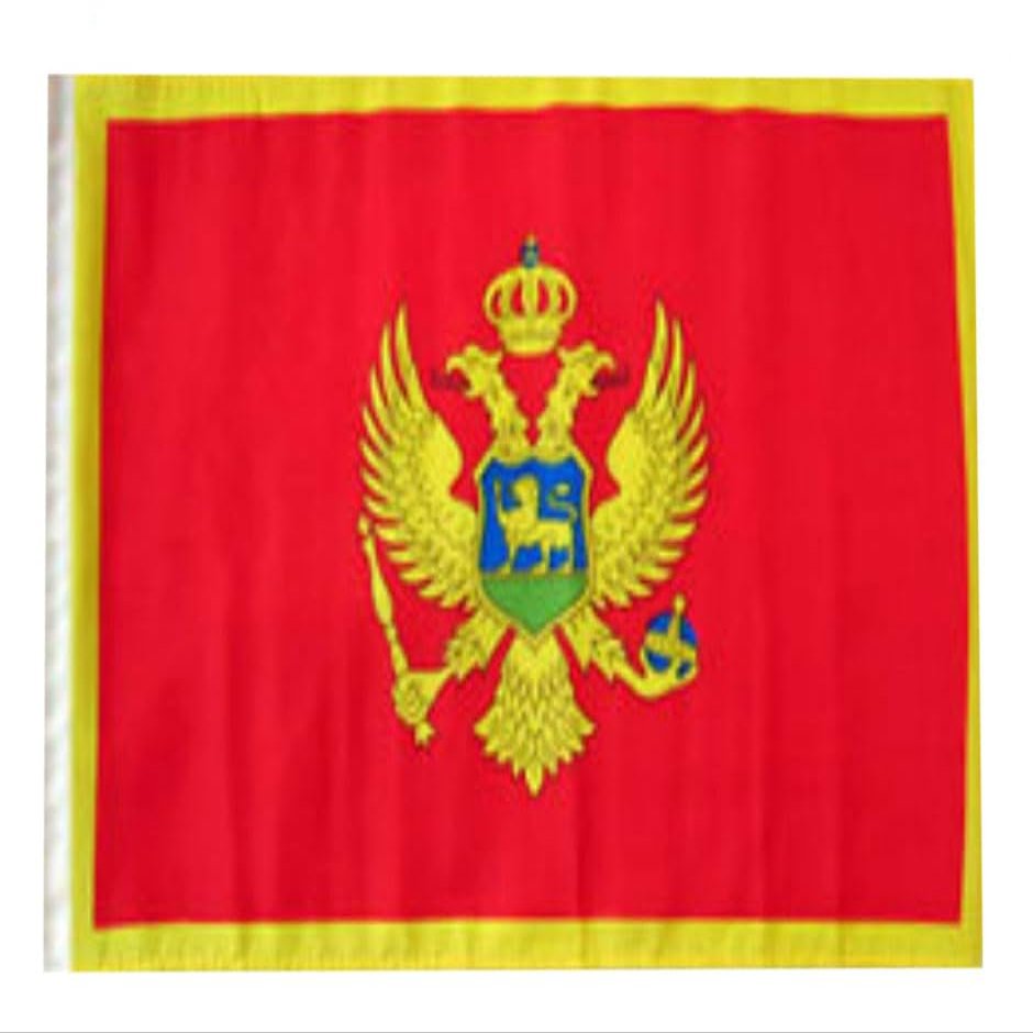 12x18 12"x18" Montenegro Sleeve Flag Boat Car Garden