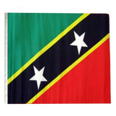 12x18 12"x18" St Kitts and Nevis Sleeve Flag Boat Car Garden