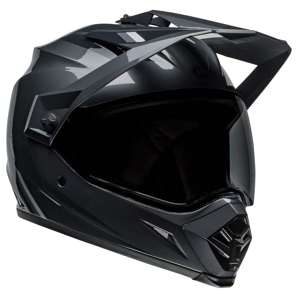 BELL Bell MX-9 Adventure MIPS Helmet (Alpine Gloss Charcoal/Silver - Small)