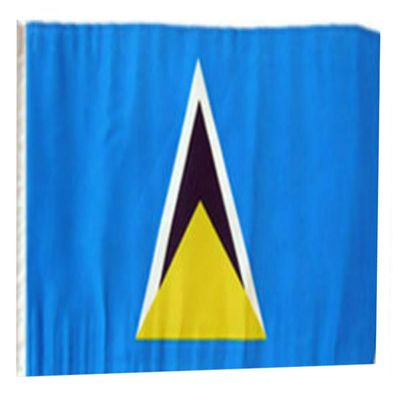 12x18 12"x18" St Lucia Sleeve Flag Boat Car Garden