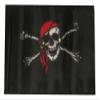 12x18 12"x18" Jolly Roger Pirate Red Hat Sleeve Flag Boat Car Garden