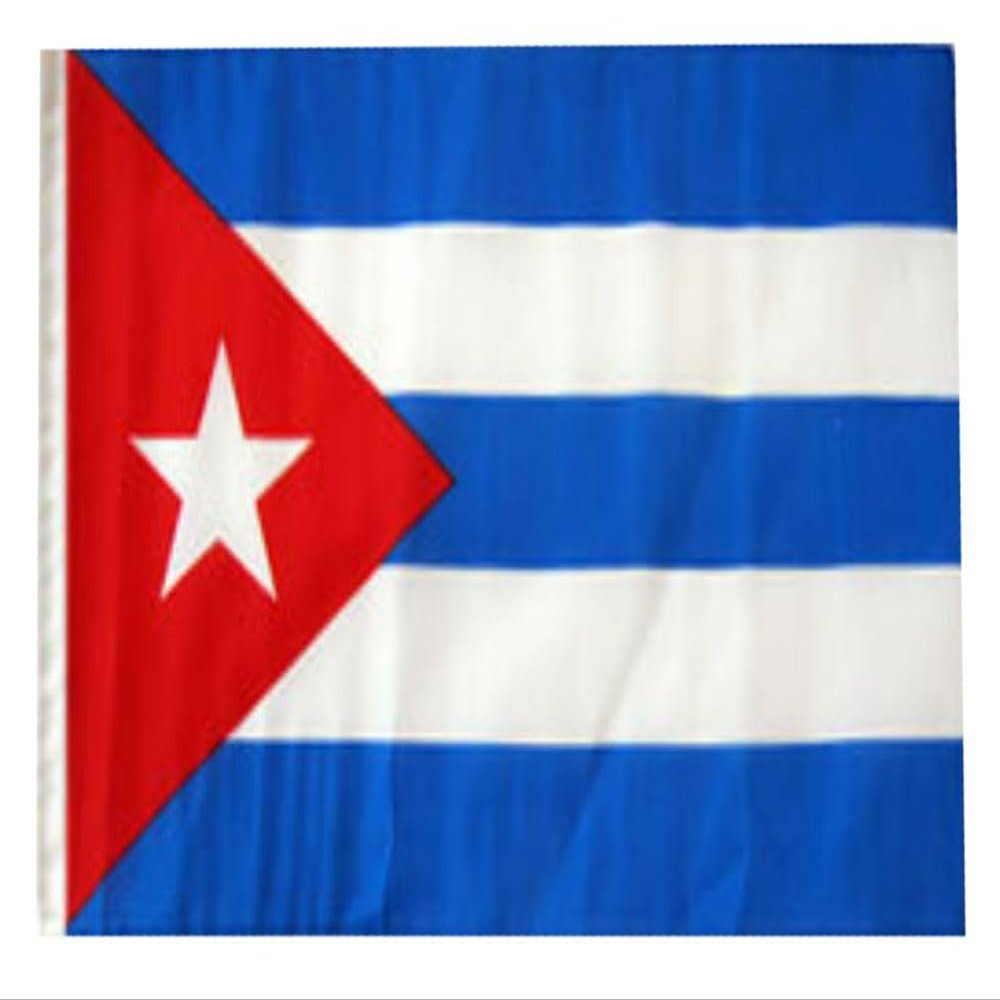 12x18 12"x18" Cuba Cuban Sleeve Flag Boat Car Garden fade resistant