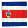 12x18 12"x18" Costa Rica Sleeve Flag Boat Car Garden