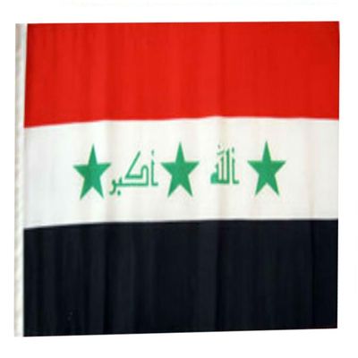 12x18 12"x18" Old Iraq Sleeve Flag Boat Car Garden
