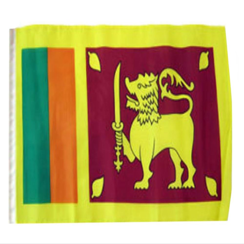12x18 12"x18" Sri Lanka Sleeve Flag Boat Car Garden